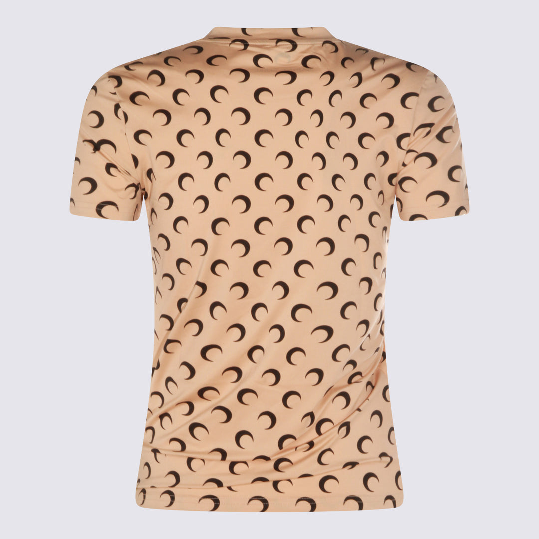 Marine Serre T-shirts and Polos - Marroni | a21cd9b936c120c5580e7eedd6635111477b316c