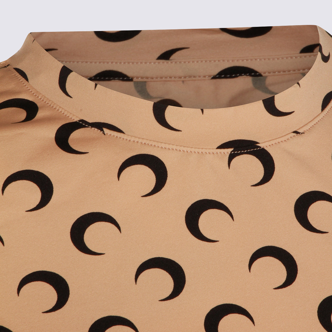 Marine Serre T-shirts and Polos - Marroni | 9c4983c3784d47aa4dae0173e6f781f3a44fab5a