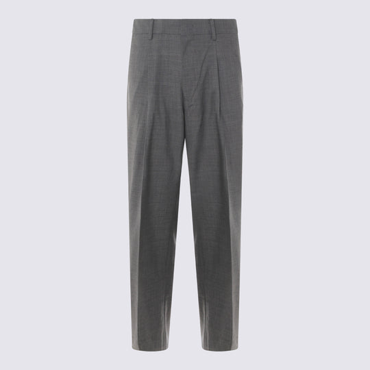 Trousers Light Grey Melange