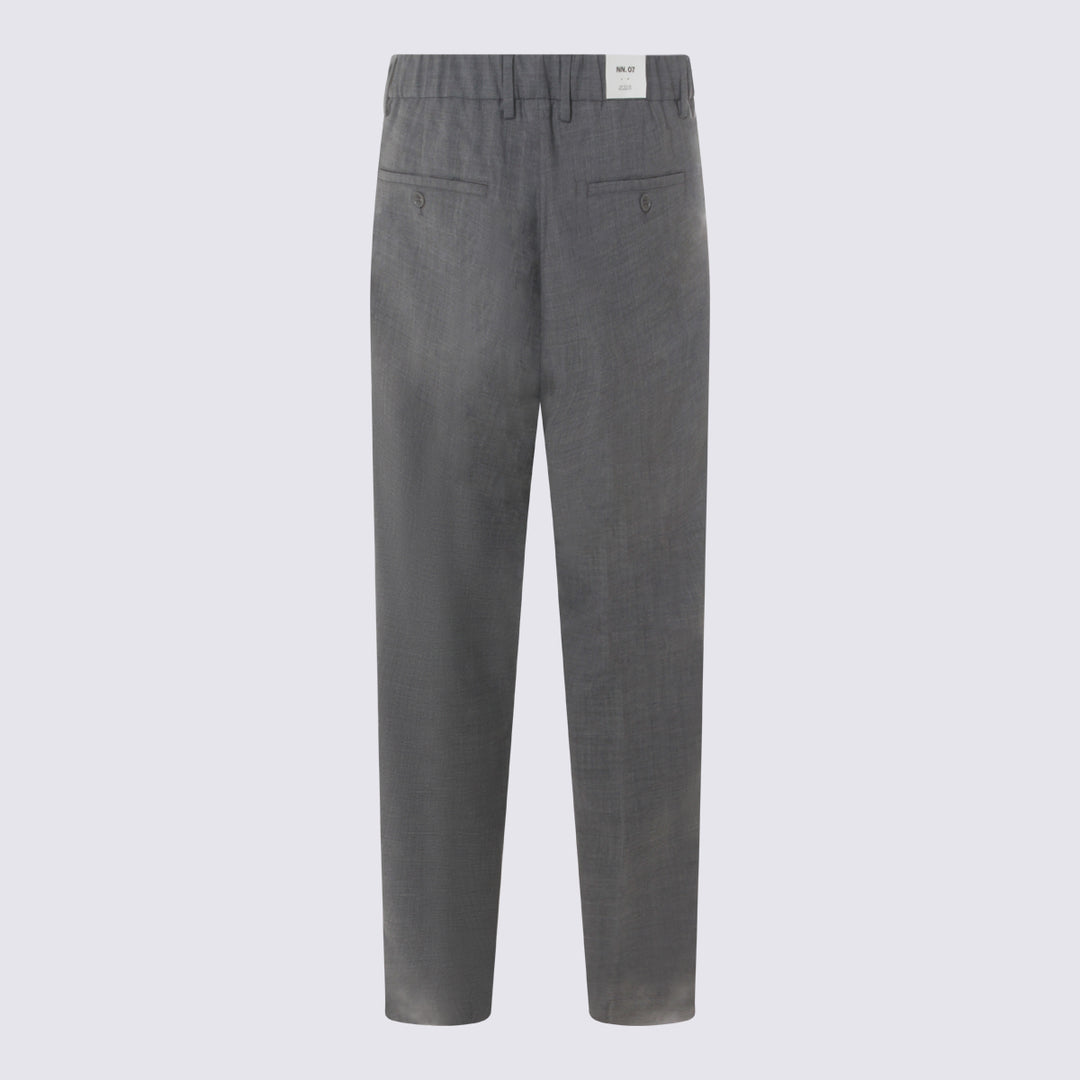 Nn.07 Trousers - LIGHT GREY MELANGE | 347de90e7cdeaecbb6770a290e5cd8b248508472