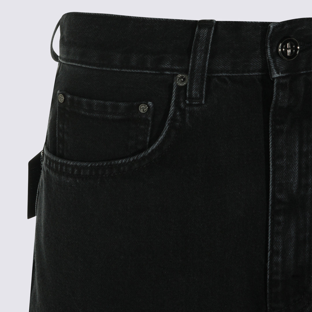 Anine Bing Shorts - Blacks and greys | 21016ab2a01c7fbeb3f0b694b5dbed7d19e2260a