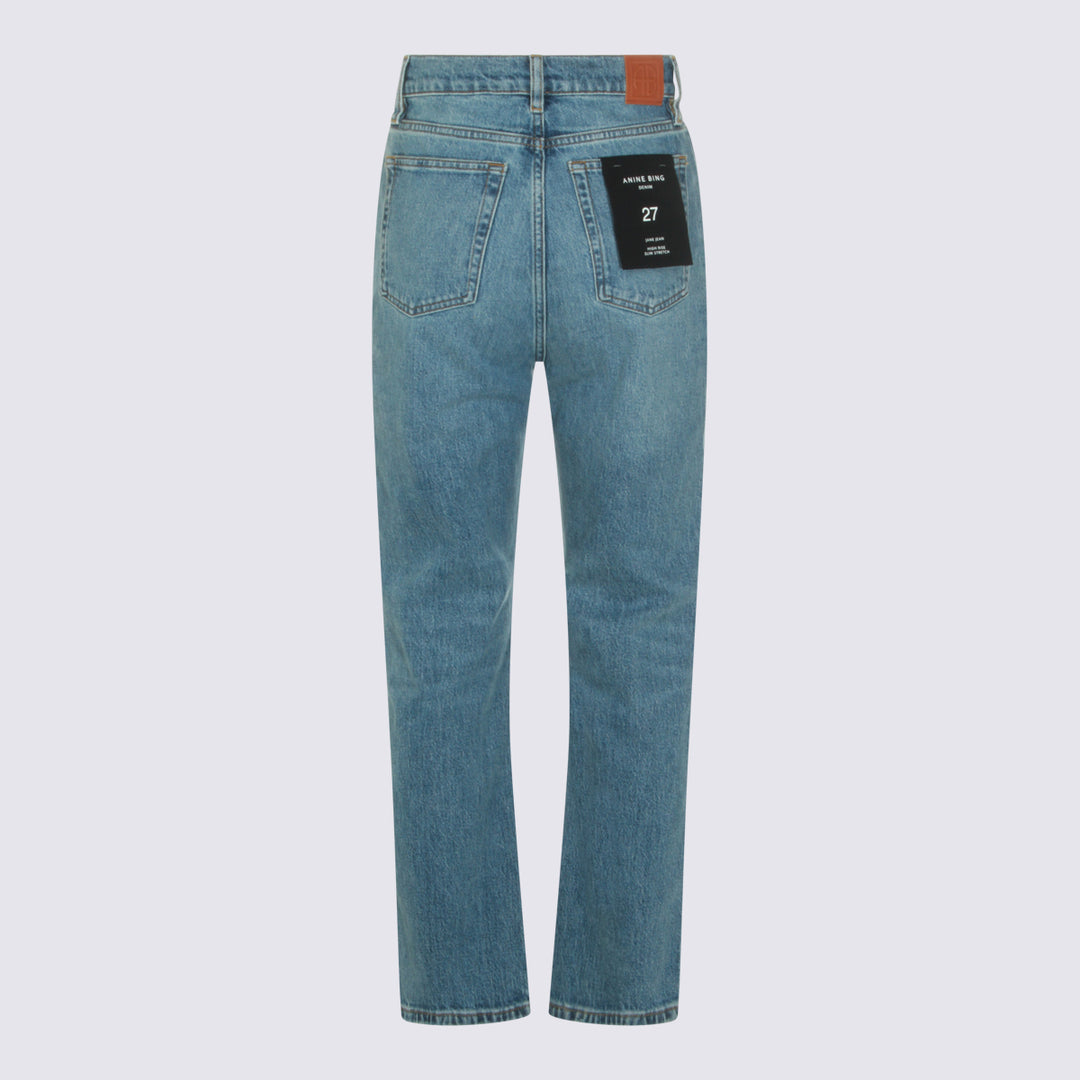 Anine Bing Jeans - Blu e verdi | 49815021331797214d963921f0e94b3305f2663c