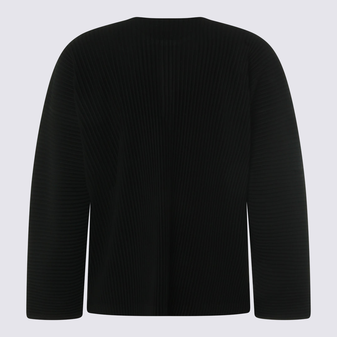 Homme Plisse Issey Miyake T-shirts and Polos - Blacks and greys | cf004027ec7ba4e133f21685fcaa8b2a3e63a6d5