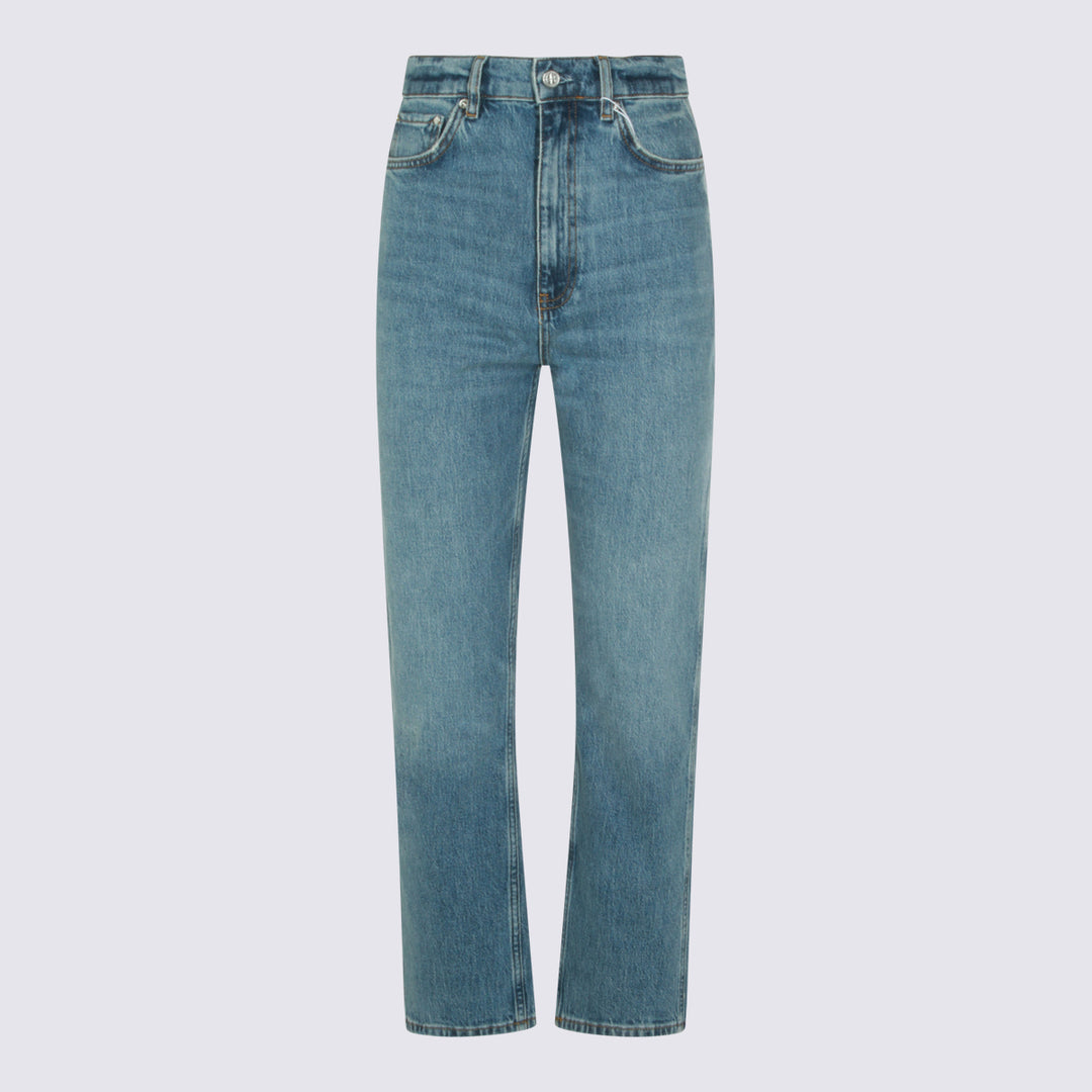 Anine Bing Jeans - Blu e verdi | 8de0812667045126862d79cb494c2ef88b8d089a