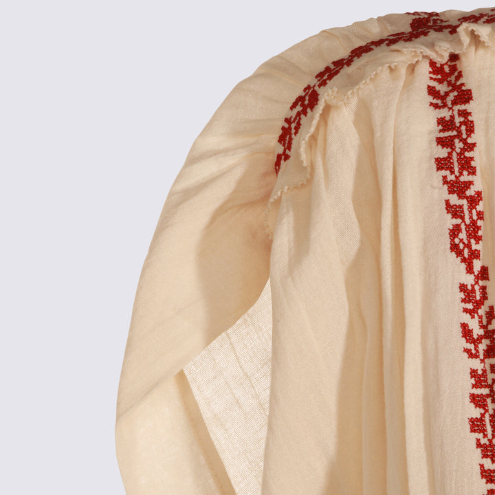 Marant Etoile Dresses - BEIGE/RED | 21b6f85db7560d18cea17bf70f1ec9c771b9efce