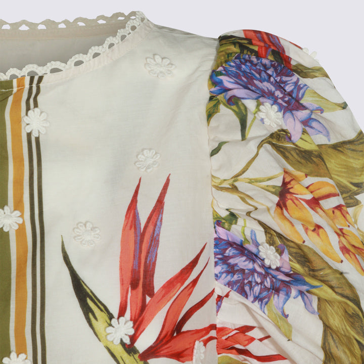 Farm Rio Top - TROPICAL SCARF SAND | 55bcb94760801aa99395826ab922e456cc0950e1