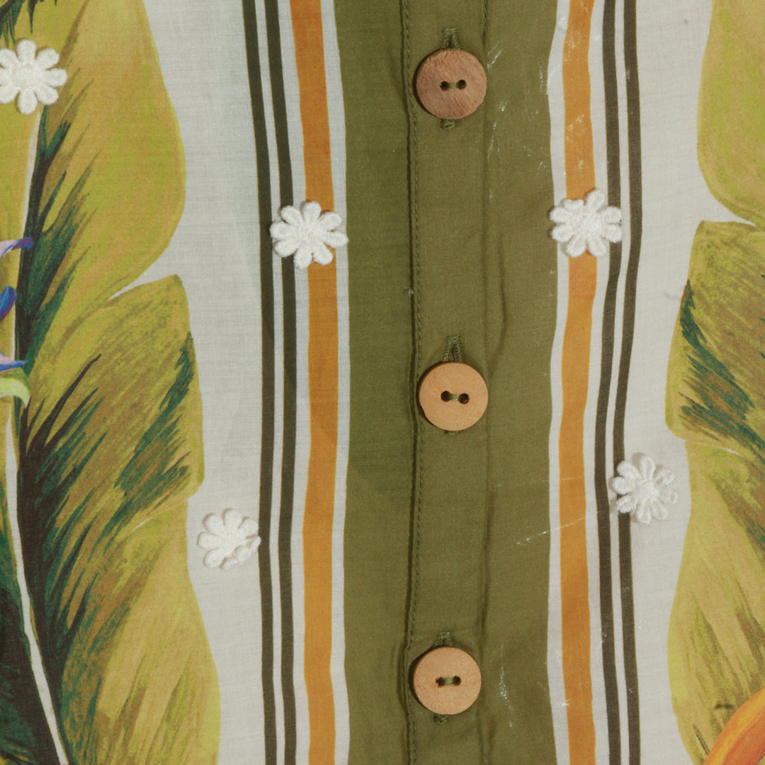 Farm Rio Top - TROPICAL SCARF SAND | c4cd97af41251ece7ea5ece9de9e8e16a3972165