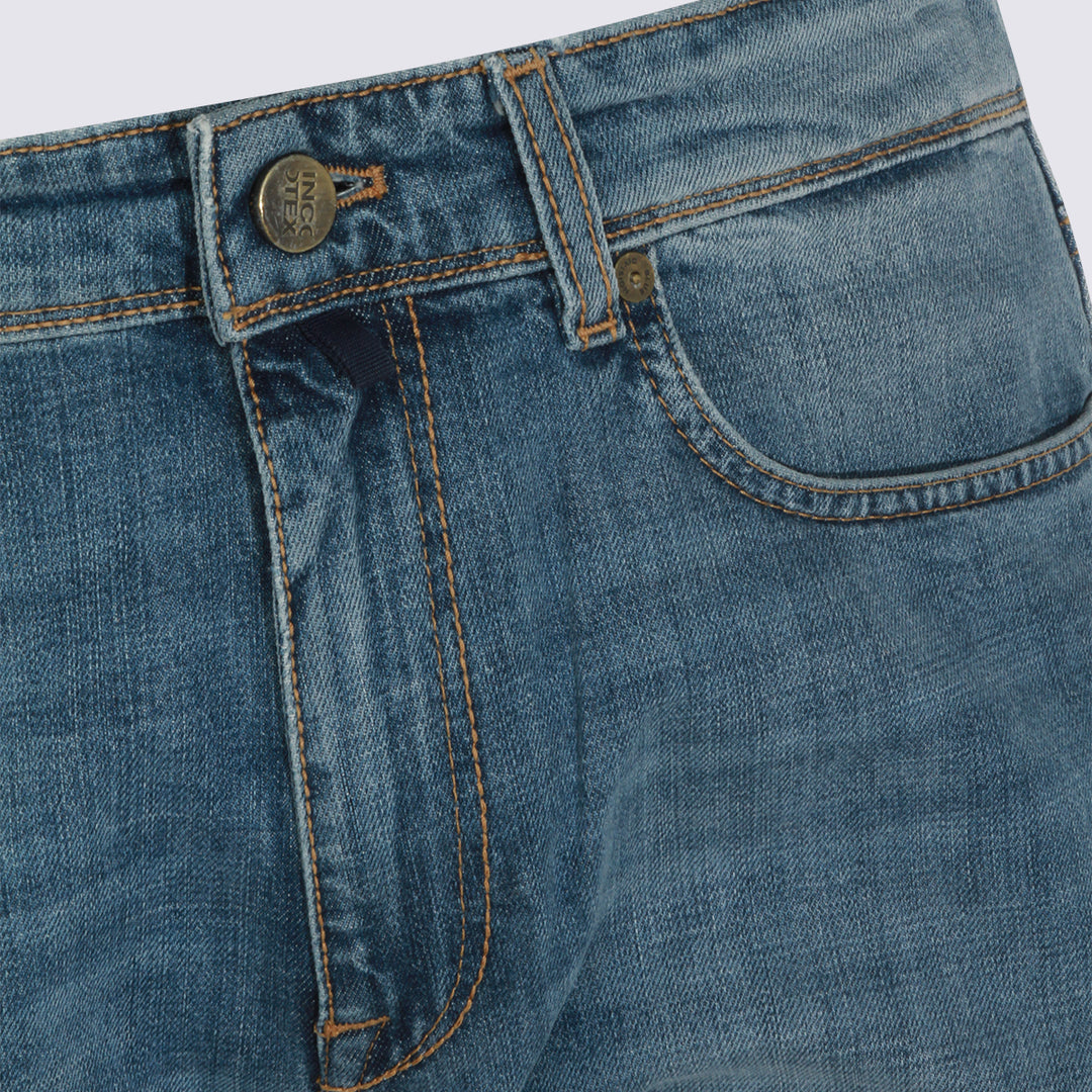 Incotex Blue Division Jeans - Blu e verdi | 521d788635051439650375acdca37bc51f072b91