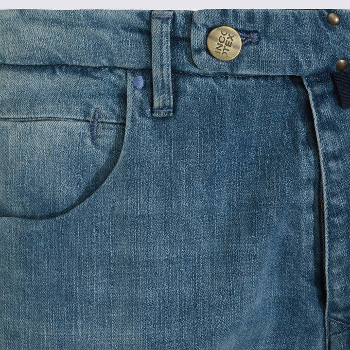 Incotex Blue Division Jeans - Blu e verdi | 548d5d6cf8699e0272e13718e7ad93ad02bab27f