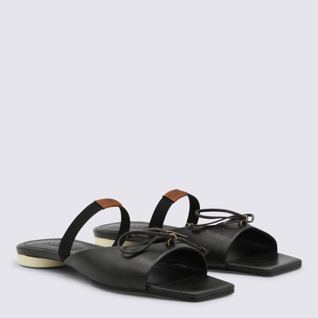 Mm6 Maison Margiela Flat shoes - BLACK/DOE BROWN | 9db413981e5536966528d5ff448415d121bc0d43