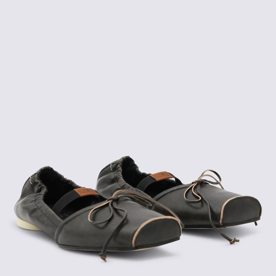 Mm6 Maison Margiela Flat shoes - BLACK/DOE BROWN | 87dd850544531601b743742a7b2c1e84df3e893d