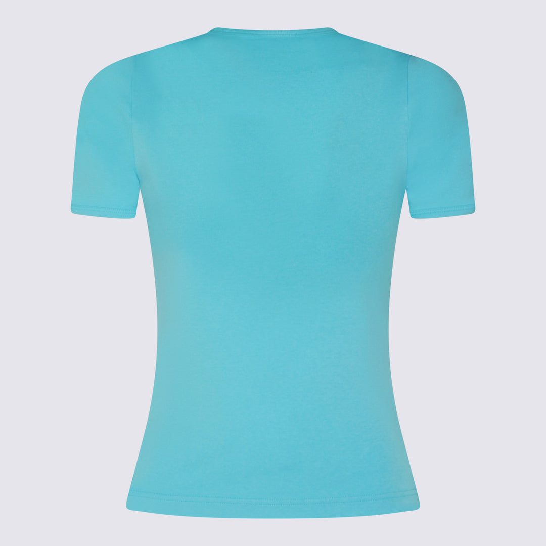 Courreges T-shirts and Polos - AQUA | 90e2acd6cd7b42677990c4fd9fe00fcbdb70719f