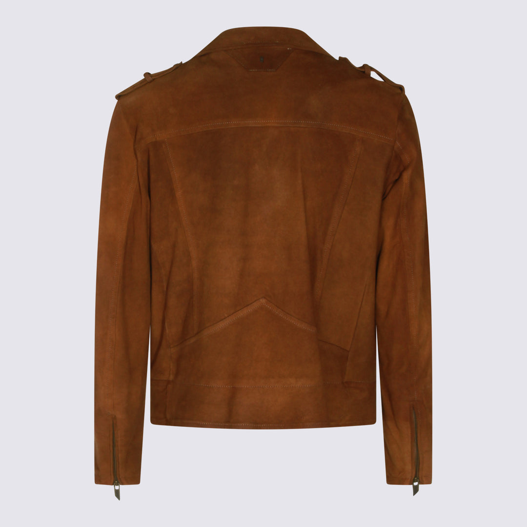 Salvatore Santoro Jackets - Marroni | 5b12f324af1302bbde6b07d20eca47f6928b840f