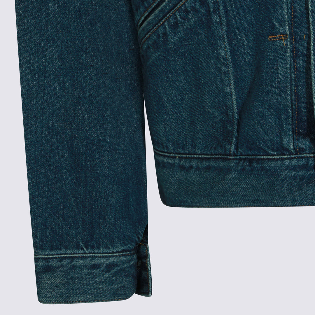 Maison Kitsune' Jackets - FADED INDIGO | bbe0d3b8c05b689481babeba922b88dab5e1974a