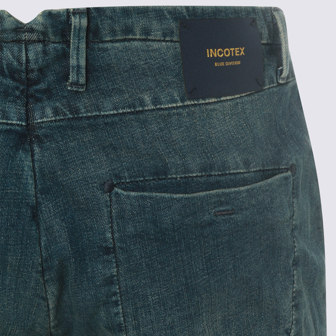 Incotex Blue Division Jeans - Mid Blue | 59c59a8756fb9a7e2c96b126d530749157bbbf10