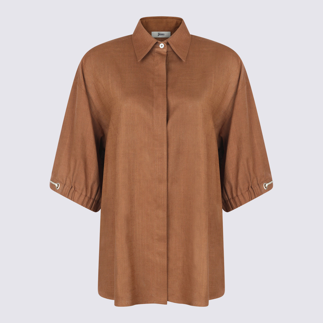 Herno Shirts - Marroni | 39cb48f6ee702b61bcc218f55eb54de7f970f0f6