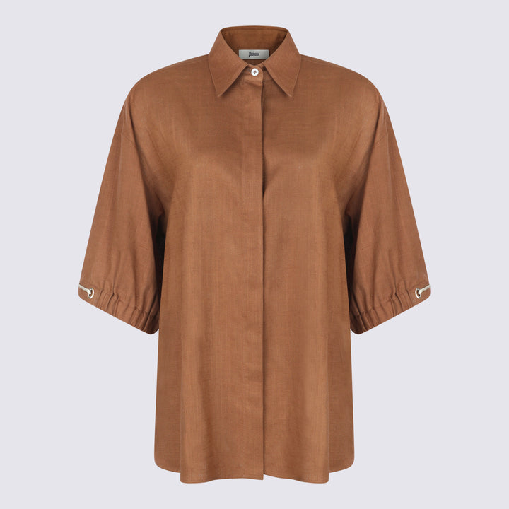 Herno Shirts - Marroni | 39cb48f6ee702b61bcc218f55eb54de7f970f0f6
