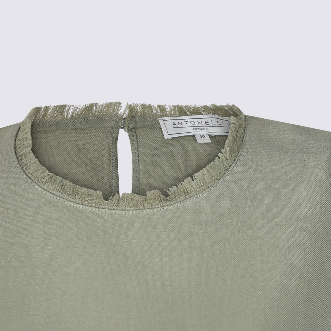 Antonelli Firenze Top - Blu e verdi | 27cc2c0a6d78e18c7086d25193260d38e6ad3c9f