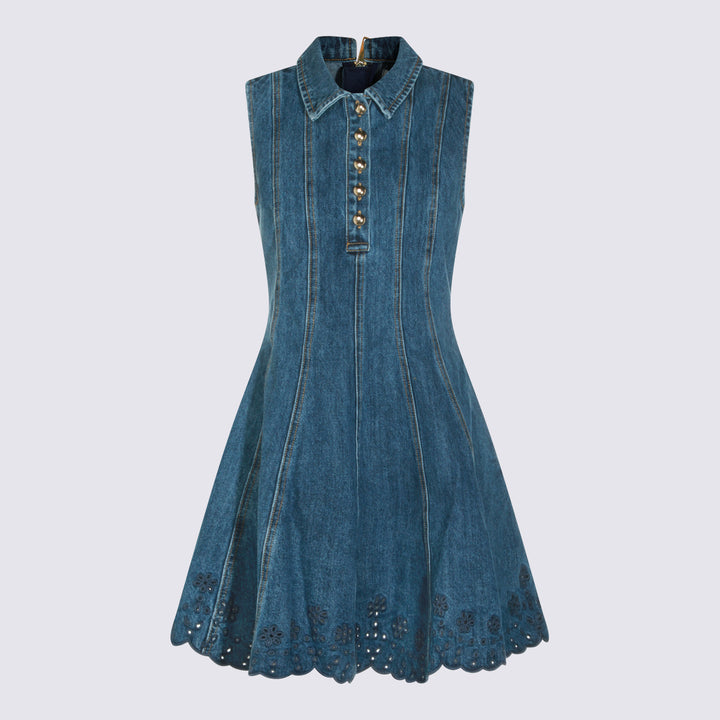 Self-Portrait Dresses - Blu e verdi | be6b9d641318ee3d5f64321f397b8da04c680cbc