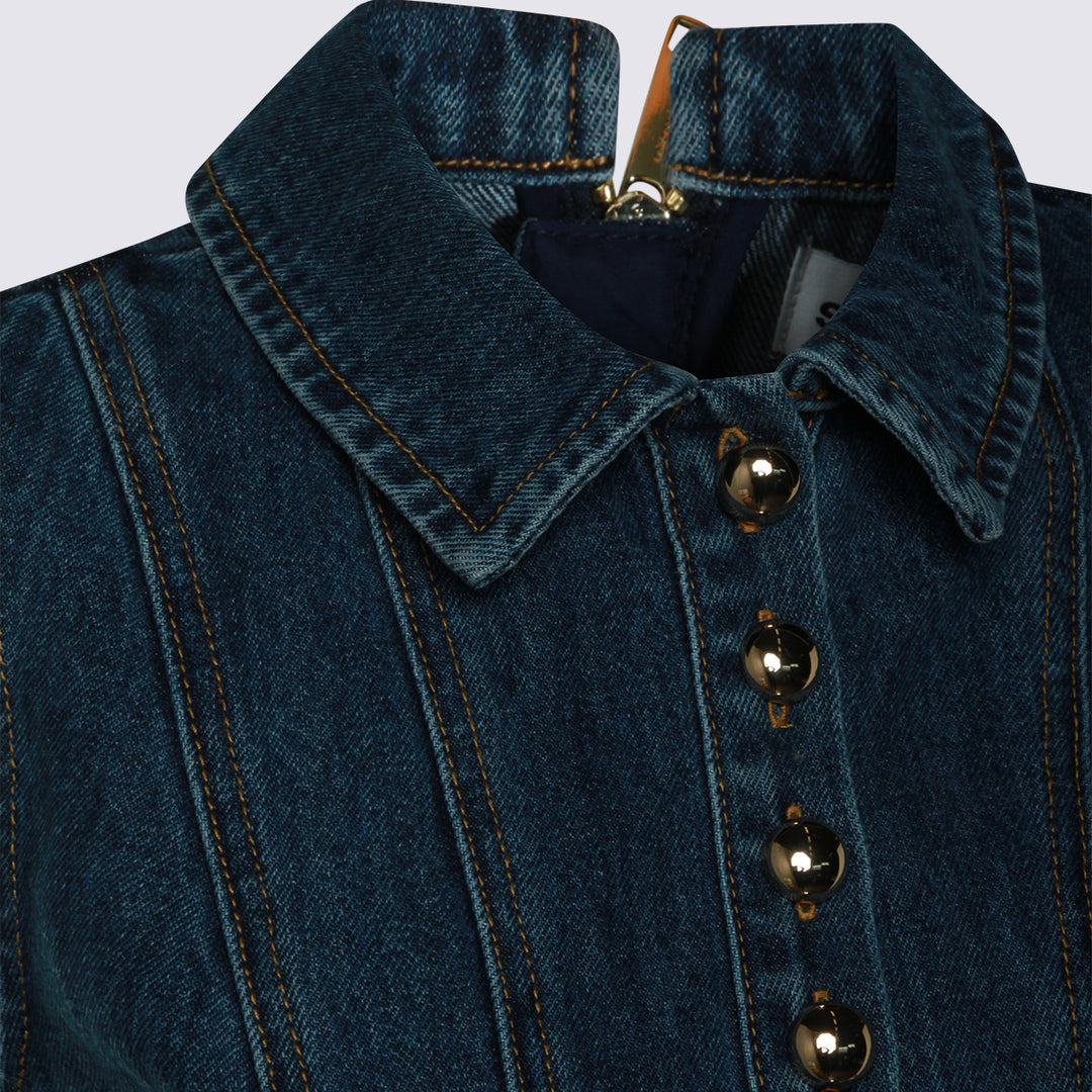 Self-Portrait Dresses - Blu e verdi | ba2c82b7847b266263550434d2d9868168831e39