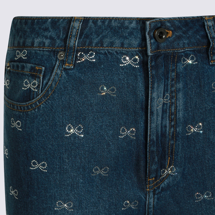 Self-Portrait Jeans - Blu e verdi | 92003459cad6c1a189238b87fdc87dc6392823de