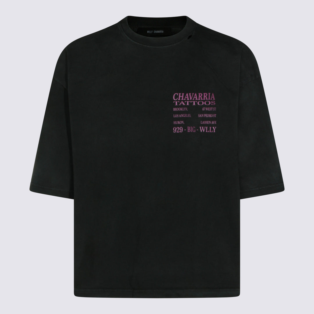 Willy Chavarria T-shirts and Polos - Blacks and greys | f589b3600b16cb6668b6fab759bb93e40cc219c0
