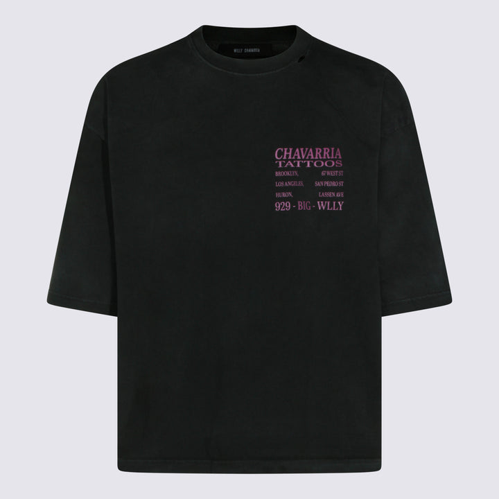 Willy Chavarria T-shirts and Polos - Blacks and greys | f589b3600b16cb6668b6fab759bb93e40cc219c0
