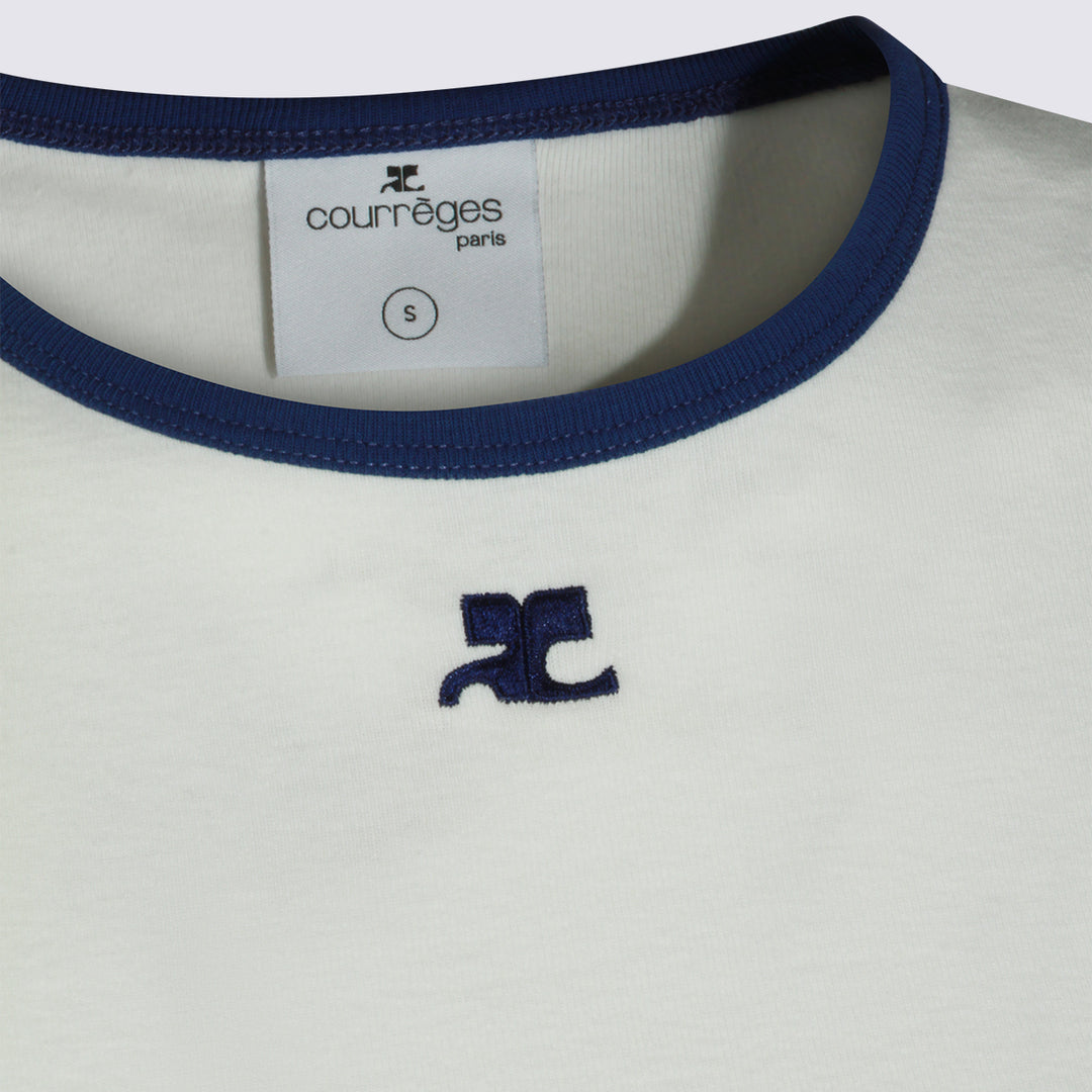 Courreges T-shirts and Polos - Chiari e Naturali | d4a8745d3da95549ab6ec4bc0e8a4e3487b84f3a