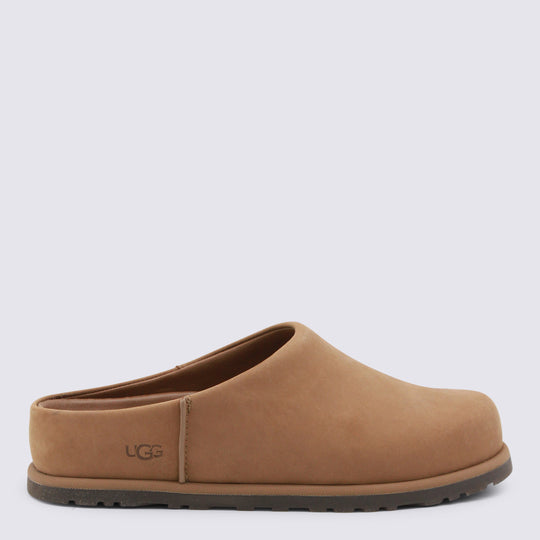 Flat Shoes Dark Chestnut