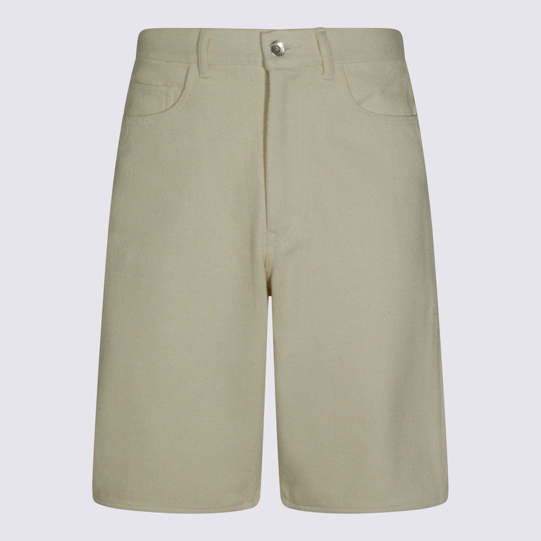 Auralee Shorts - IVORY WHITE | c1d05cab693b49ffe686984a2292b01b7aef3b33