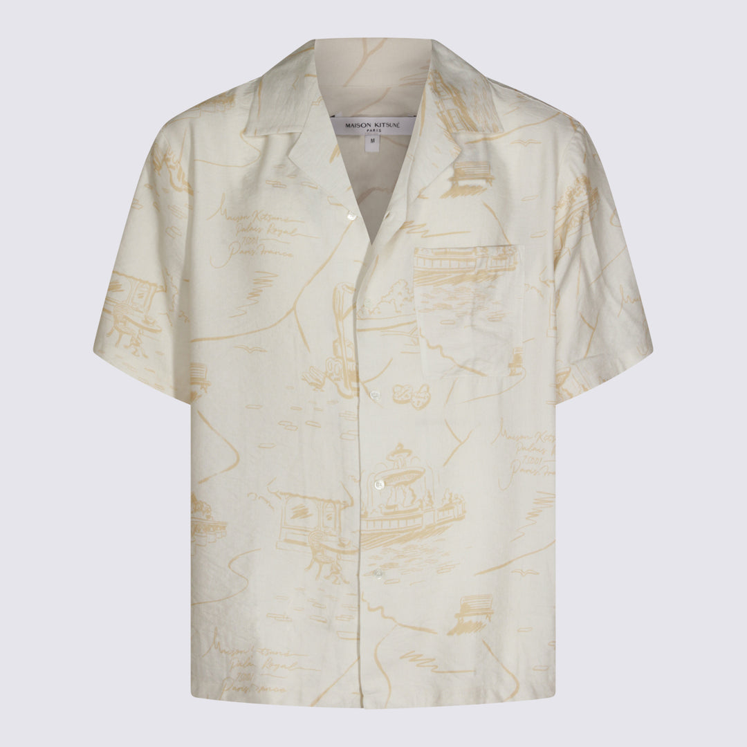 Maison Kitsune' Shirts - NOBLE BEIGE/STRAW | ded5000e900a5252186f56c186b26191a960f84e