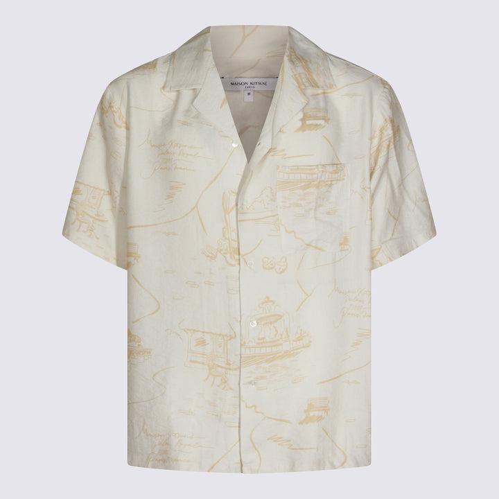 Maison Kitsune' Shirts - NOBLE BEIGE/STRAW | ded5000e900a5252186f56c186b26191a960f84e