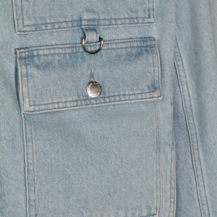 Maison Kitsune' Jackets - LIGHT WASHED INDIGO | b2f04cf7a685bb6702bf17a627d115310a28e04c