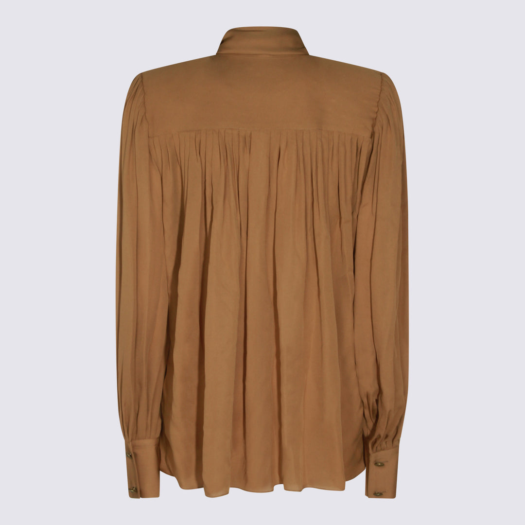 Khaite Shirts - OCHRE | bd8f756683539ffc4494cdd5fa2c5e3be50256f0