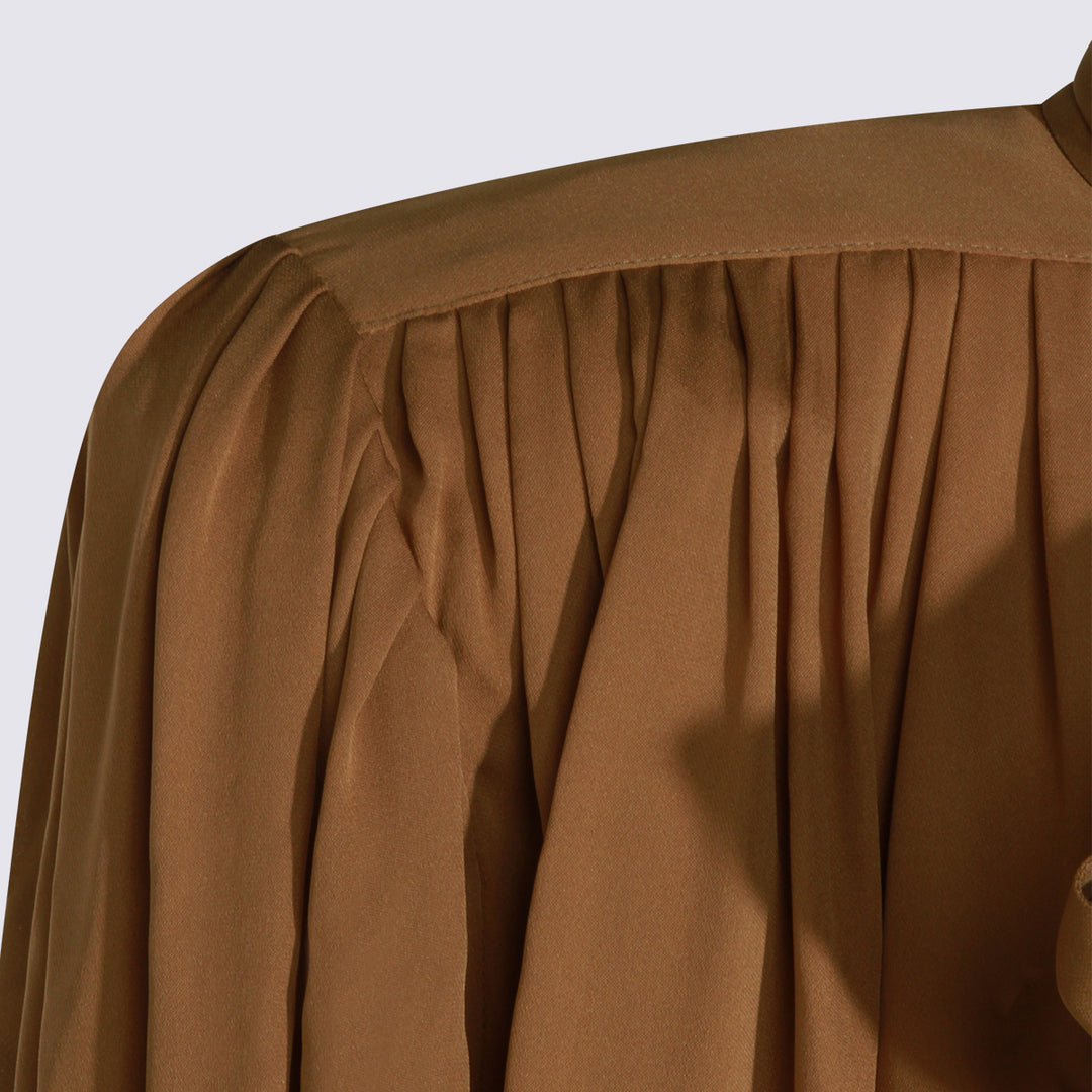 Khaite Shirts - OCHRE | 991d7deb99d08e6a5b78ee5ff2a485330e25fb52