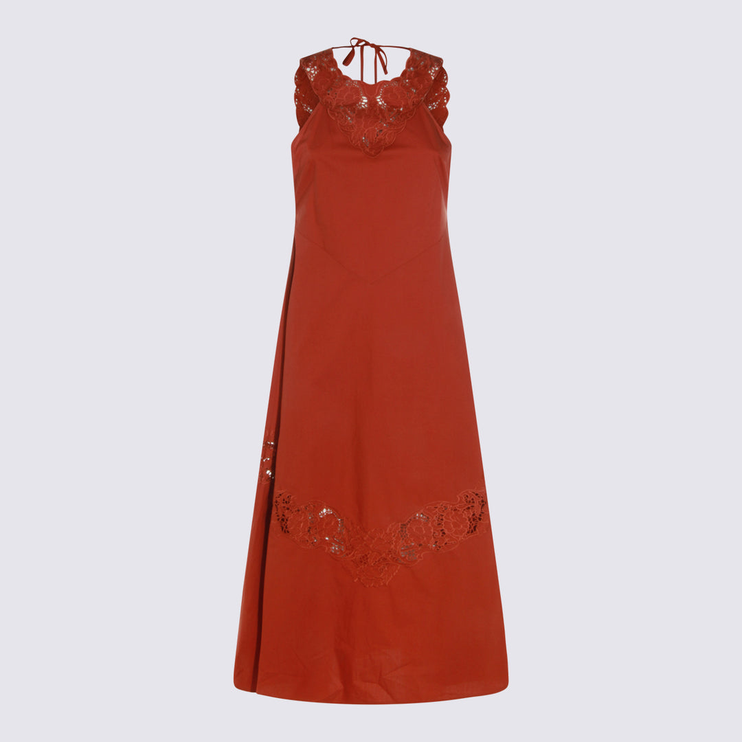 Twin-Set Dresses - BROWN HENNA | 2b5a4972f4efd0bc957f2de761a068c42b029ba2