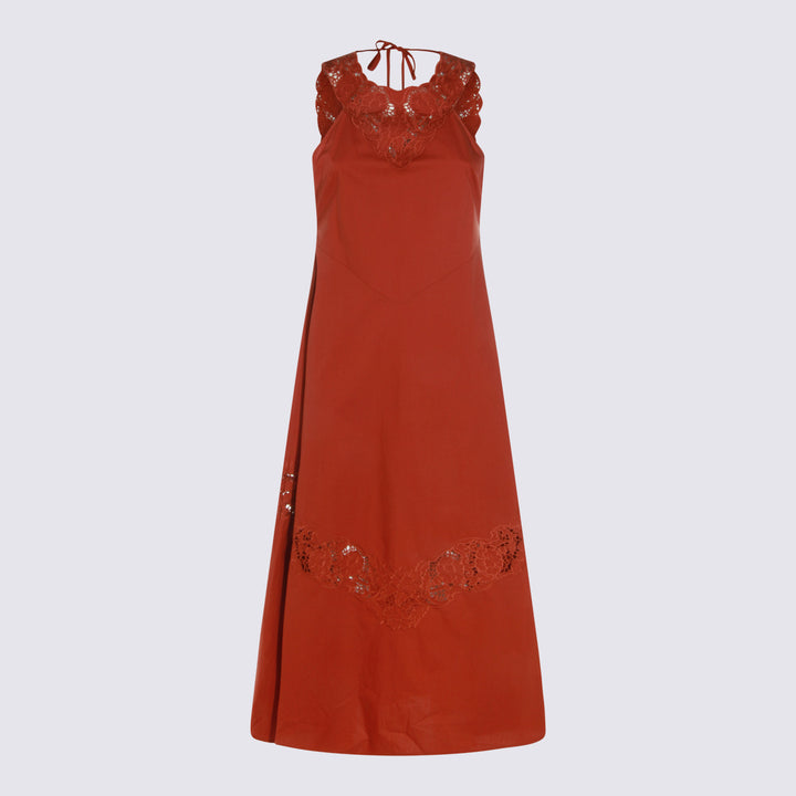 Twin-Set Dresses - BROWN HENNA | 2b5a4972f4efd0bc957f2de761a068c42b029ba2