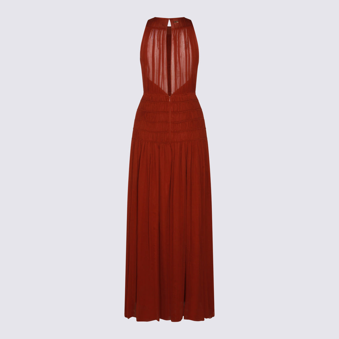Twin-Set Dresses - BROWN HENNA | 9224598112d458e2fb05e2a0de77b602b5dbc8e2
