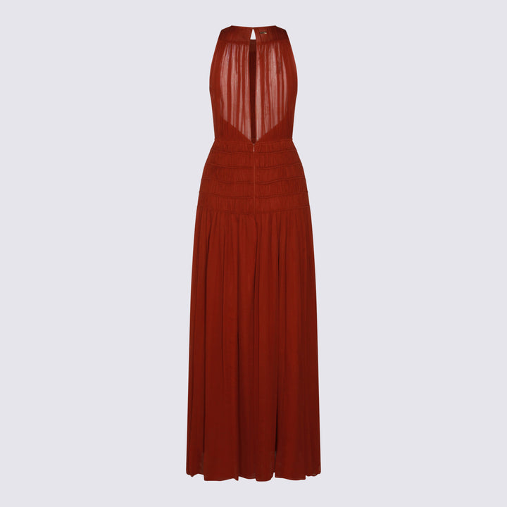Twin-Set Dresses - BROWN HENNA | 9224598112d458e2fb05e2a0de77b602b5dbc8e2