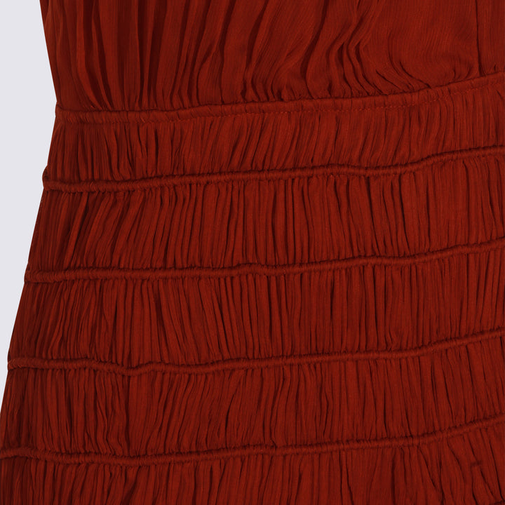 Twin-Set Dresses - BROWN HENNA | 490e8f1b4665d363a2e359b899efecf69b9c7004