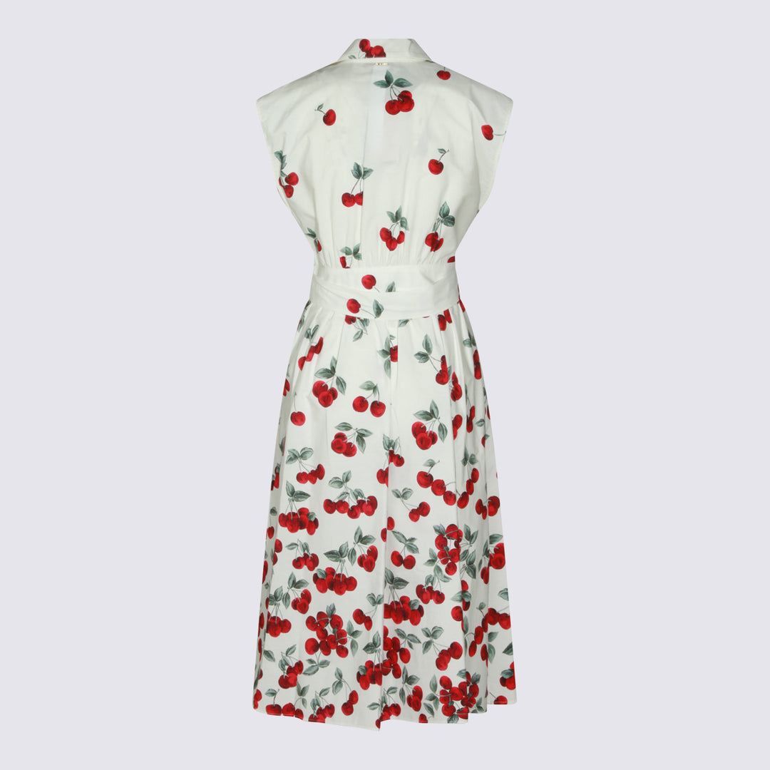 Twin-Set Dresses - CHERRIES WHITE/RED | 8c3141a07866563d4f267dba1e7d4d62273e18fe