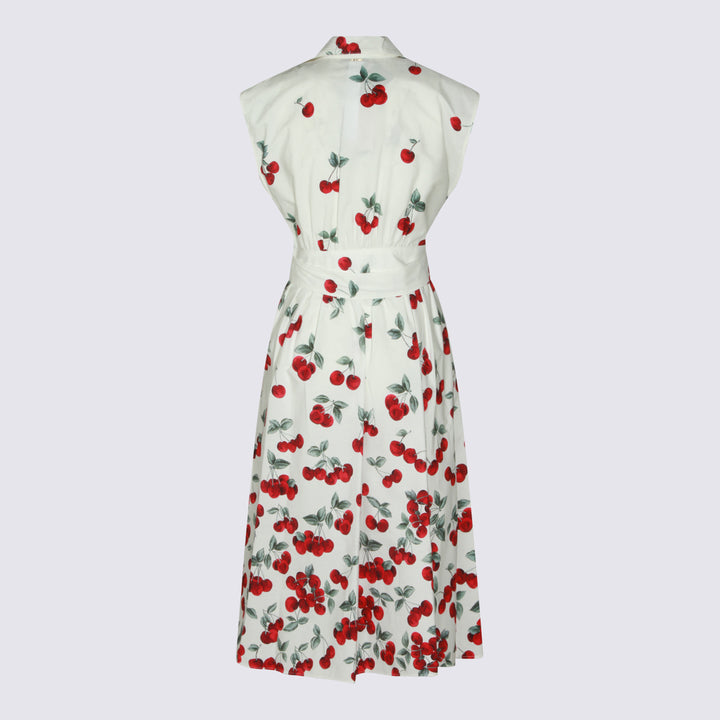 Twin-Set Dresses - CHERRIES WHITE/RED | 8c3141a07866563d4f267dba1e7d4d62273e18fe