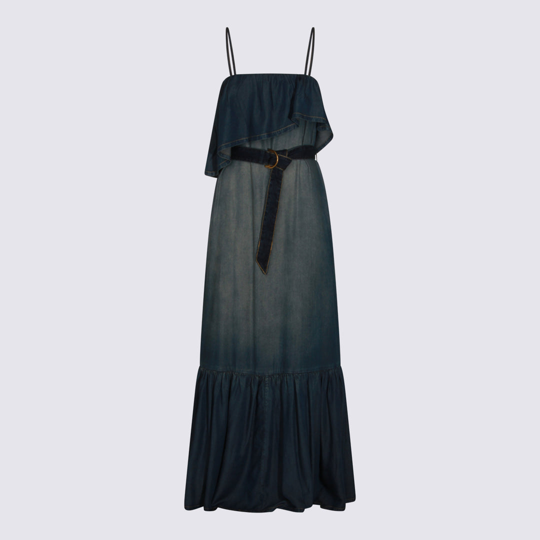Pinko Dresses - Blu e verdi | ae908b9b89fb7bead0bc266b64fbc26e203967fd