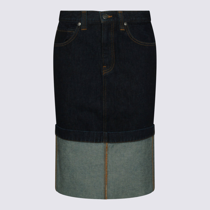 Khaite Skirts - Blu e verdi | 21b532917fff48b61ca195f2255e6531264ee265