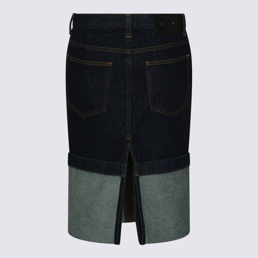 Khaite Skirts - Blu e verdi | bf398ec152337cd50b6e7a10bdc7ea0278eb2e42