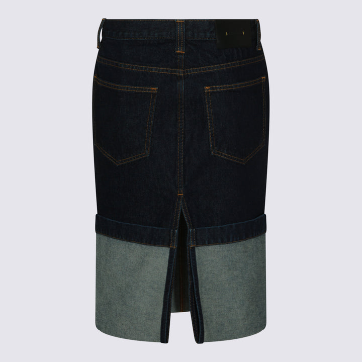 Khaite Skirts - Blu e verdi | bf398ec152337cd50b6e7a10bdc7ea0278eb2e42