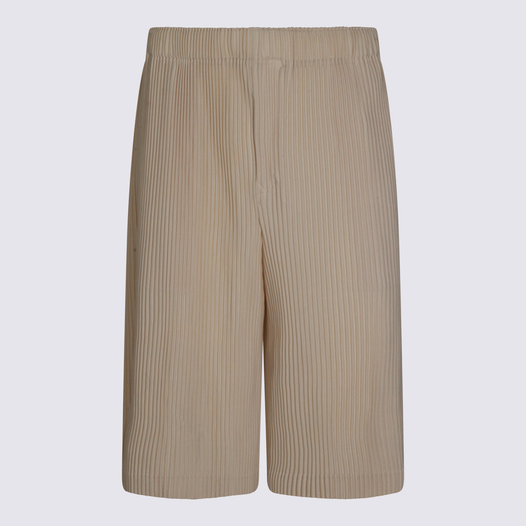 Homme Plisse Issey Miyake Shorts - DUOMO BEIGE | c43177fe3dc9439b927a7578c400fa4822e1cec0