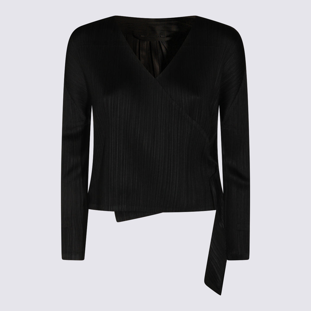 Pleats Please Issey Miyake Top - Blacks and greys | 2883eaa04d32599bbc1f43489646b57e7b7803a1