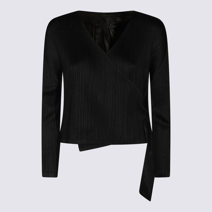 Pleats Please Issey Miyake Top - Blacks and greys | 2883eaa04d32599bbc1f43489646b57e7b7803a1