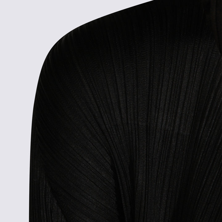 Pleats Please Issey Miyake Top - Blacks and greys | 7095e4f63bf9ef4510e93bc73183991a11fab162